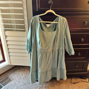 Ava &Viv green dress- 3x